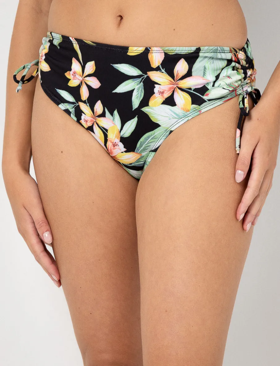 High-waisted Side-tie Bikini Bottom