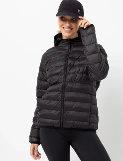 Hooded Quilted Mid-season Jacket