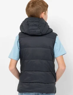 Hooded Quilted Sleeveless Jacket