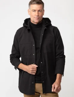 Hooded Shirt Jacket