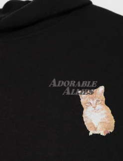 Hoodie with Animal Print on the Back