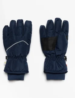 Insulated Ski Gloves with Reflective Details