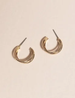 Intertwined Hoop Earrings