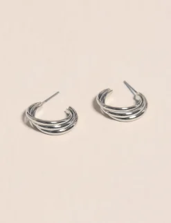 Intertwined Hoop Earrings