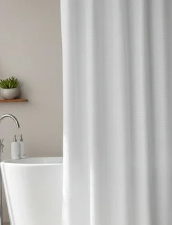 Jacquard Polka Dot Shower Curtain