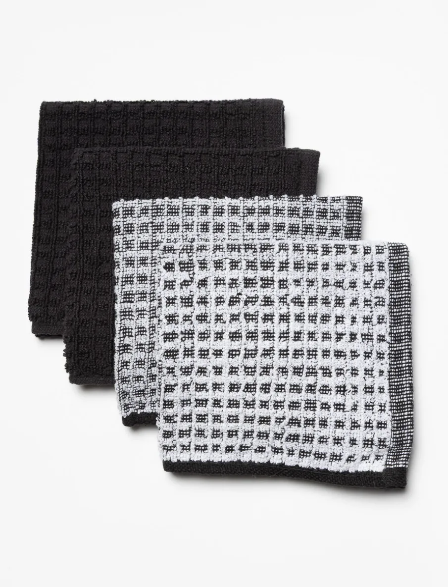 Kitchen Terry Towels - Pack of 4