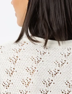 Knit Cardigan with Heart Buttons