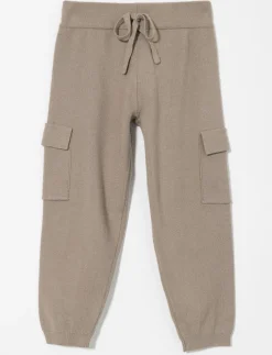 Knit Cargo Jogger Pants - Little Girl