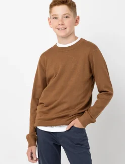 Knit Crew Neck Sweater