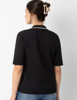 Knit Polo Sweater