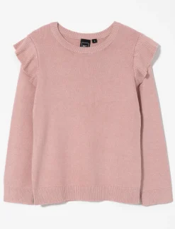 Knit Ruffle Sweater - Little Girl