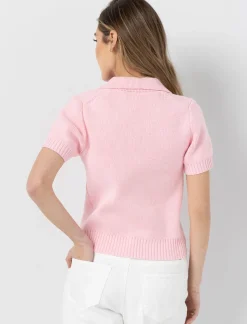 Knit Top with Front Ties