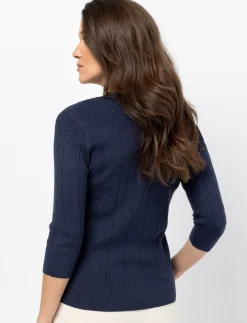 Knit V-neck Cardigan
