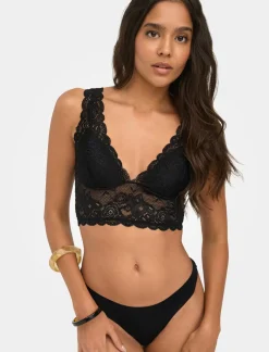 Lace Bralette with Wide Straps