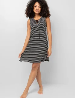 Laced V-neck Tunic