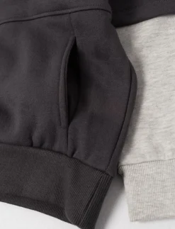 Layered-sleeve Hoodie - Little Boy