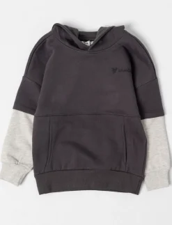 Layered-sleeve Hoodie - Little Boy
