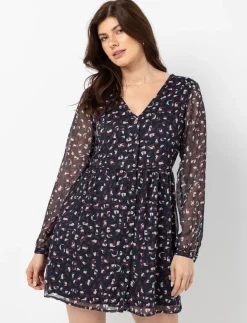 Leopard Print Bitton-down Dress