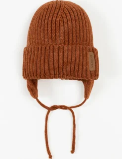Lined Ear-flap Beanie - Baby