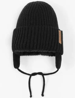 Lined Ear-flap Beanie - Baby