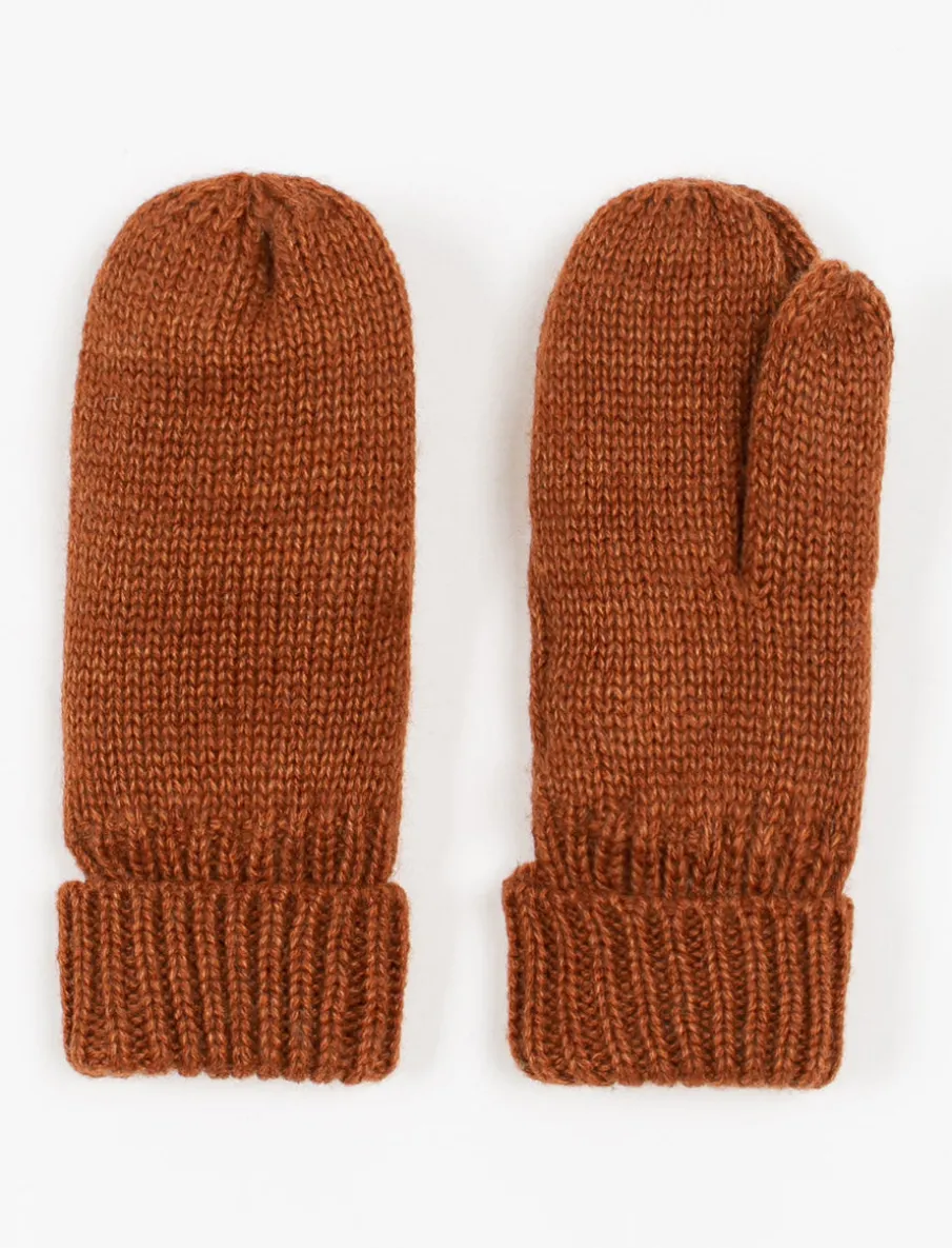 Lined Knit Mittens