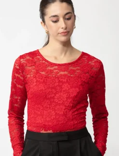 Lined Lace T-shirt