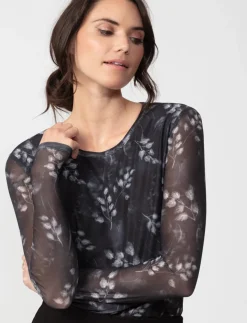 Lined Mesh T-shirt