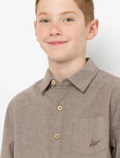 Linen-effect Shirt