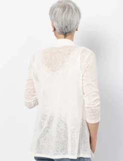 Linen-look Cardigan