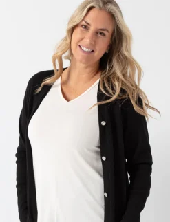 Long Button-up Cardigan