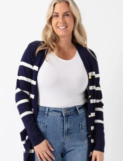 Long Button-up Cardigan