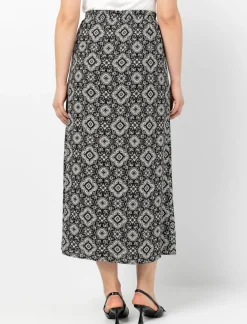 Long Printed Skirt