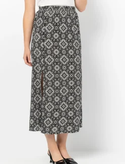 Long Printed Skirt