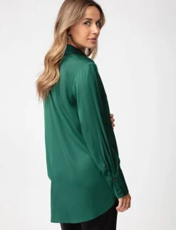 Long Silky Blouse