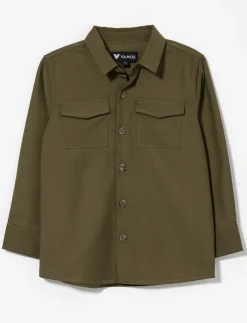 Long-sleeve Shirt with Pockets - Little Boy