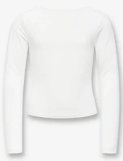Long-Sleeve Solid T-Shirt