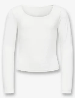 Long-Sleeve Solid T-Shirt