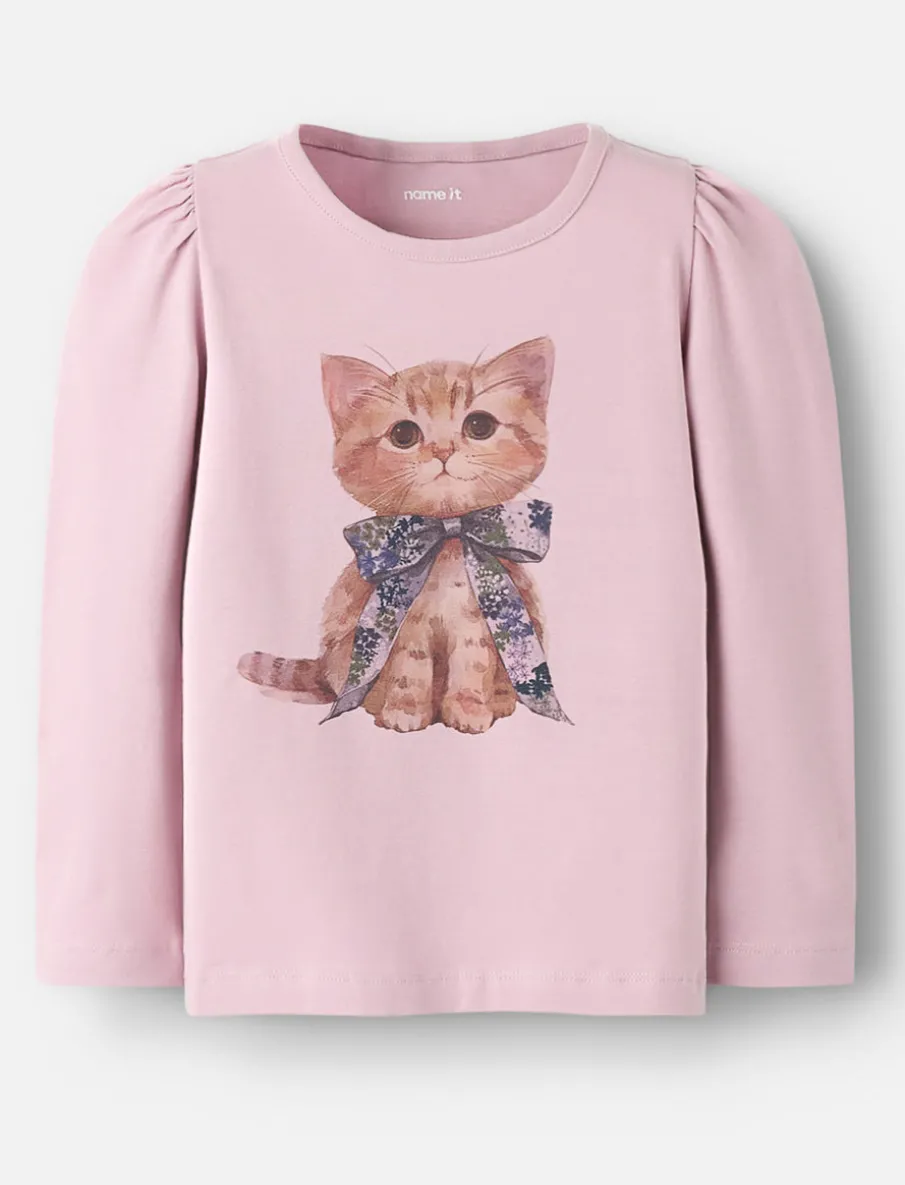 Long-sleeved Printed T-shirt