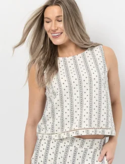 Loose Linen Tank Top