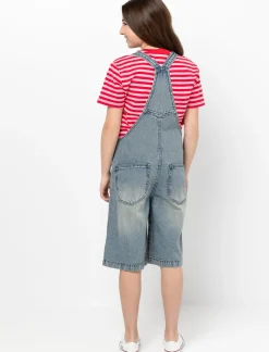 Loose-fit Denim Overalls