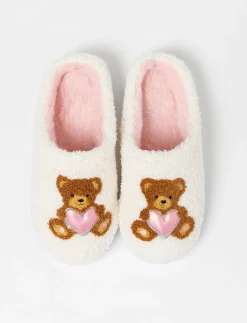 Memory Foam Teddy Bear Slippers