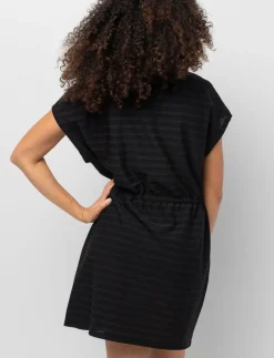 Mesh Cinched-waist Dress