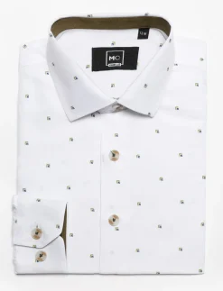Micro-print Shirt - Baby Boy