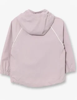 Mid-Season Coat with Reflective Strips