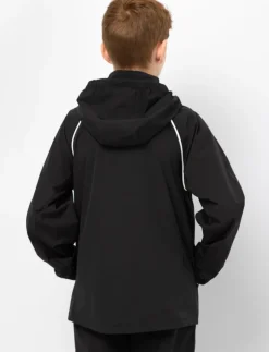 Mid-Season Coat with Reflective Stripes
