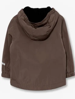 Mid-Season Hooded Jacket with Fleece Lining - Baby Boy