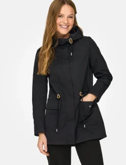 Mid-season Jacket with Adjustable Cords