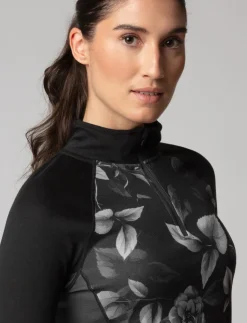 Mock Neck Thermal Sweater