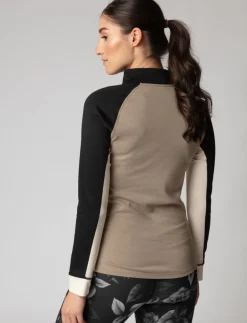 Mock Neck Thermal Sweater