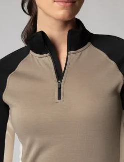 Mock Neck Thermal Sweater